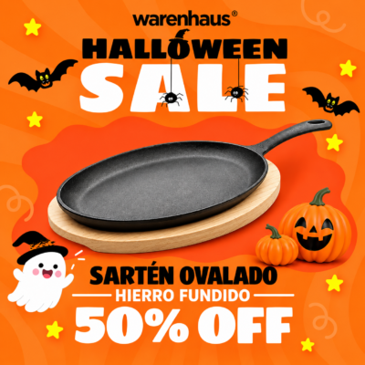 Sartén Ovalado Hierro Fundido Warenhaus