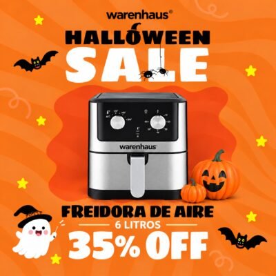 Freidora de Aire 6 Litros Warenhaus