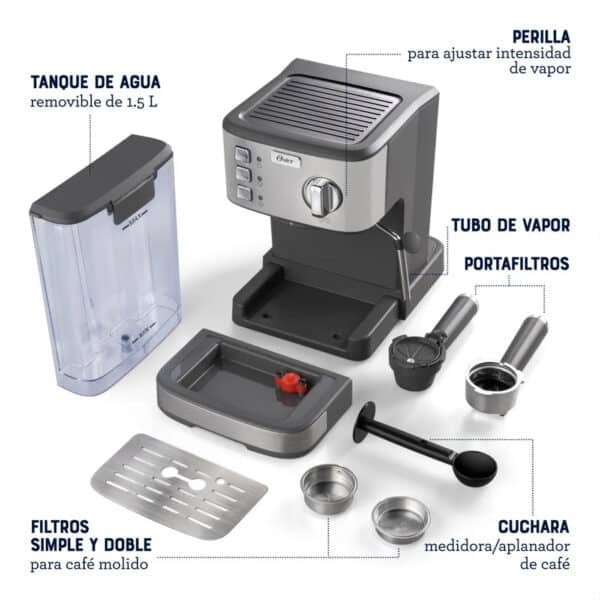 Cafetera Cappuccino Compacta Oster - Imagen 5