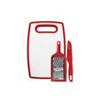 Set Tabla de Picar + Rallador + Cuchillo Warenhaus