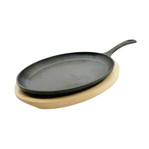 Sartén Ovalado 25x18cm Hierro Fundido Warenhaus