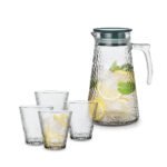 Set Jarra de Vidrio + Vasos 5pcs Warenhaus