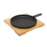 Sartén + Base de Madera