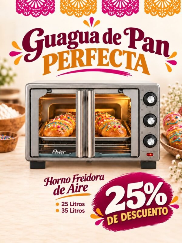 Horno Freidora De Aire 25LT Oster