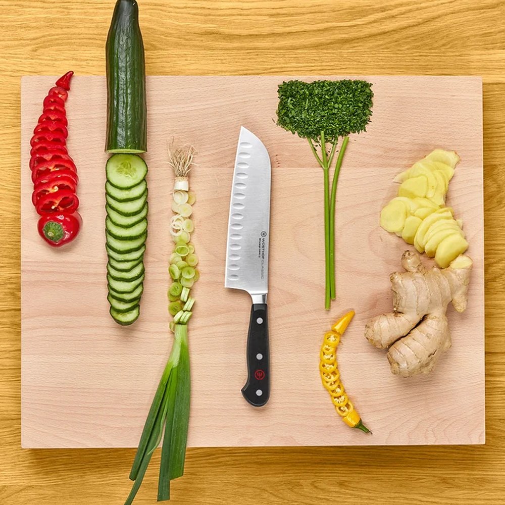 Cuchillo Santoku Con Filo Hueco 17cm Wüsthof - Imagen 4
